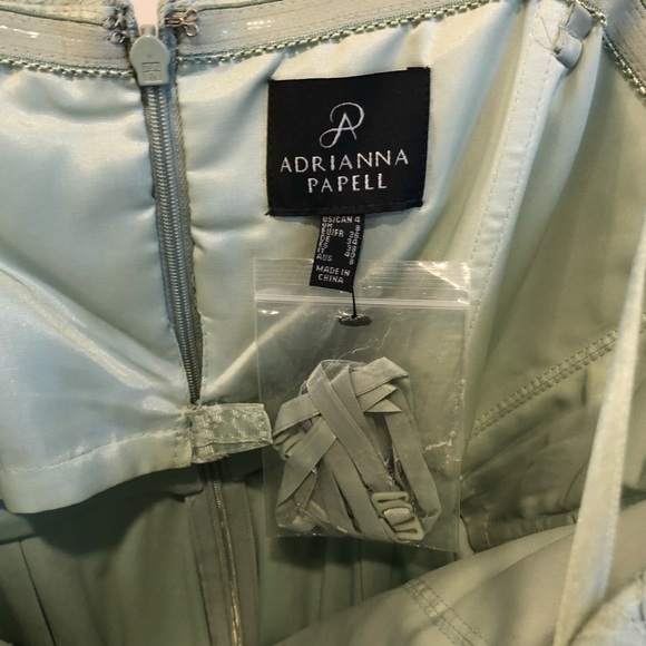 Mint Strapless Dress - Picture 3 of 6